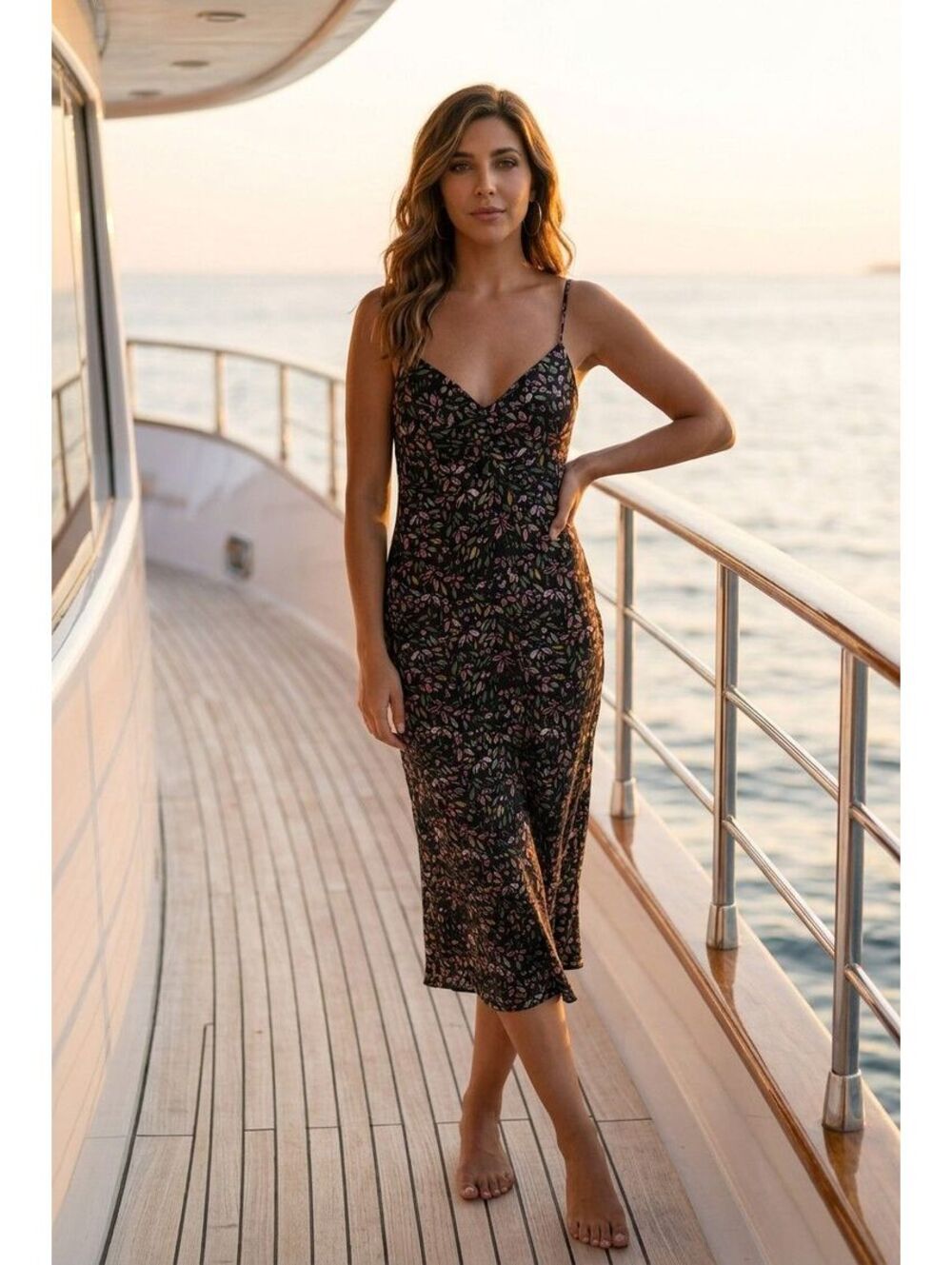 344. Zaful Black & Pink Dress